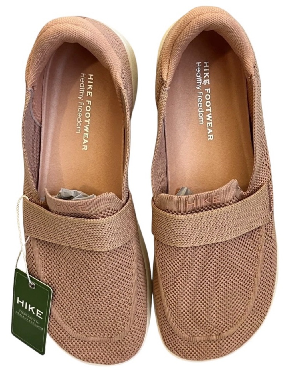 Hike Women's Slip-On Mesh Shoes in Blush 9 New